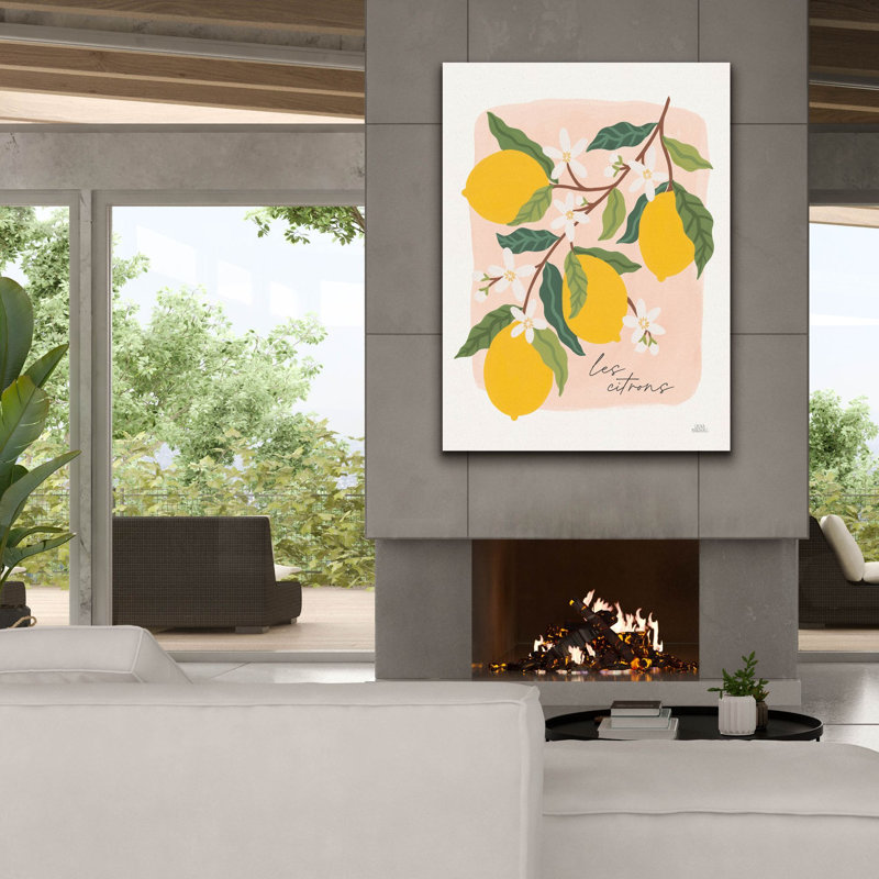 Art mural sur toile Epic Graffiti «Marche aux fruits 2 V2» par Laura Marshall, H 54 po x l 40 po x P 1,5 po