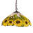 16" Wide Wild Sunflower Pendant