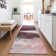 Machine Washable Indoor/Outdoor Xhevrie Merlot Rug