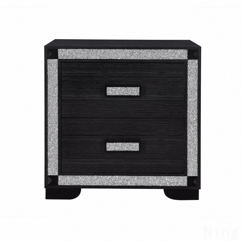 Table de chevet gris anthracite, Gris anthracite