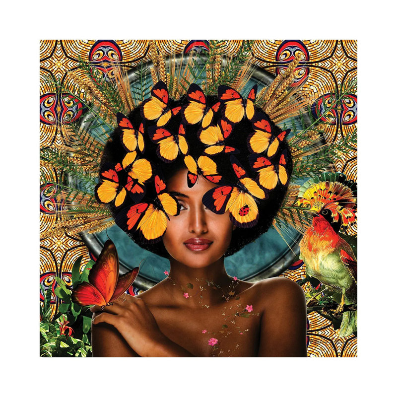 Soulful Earth by Yvonne Coleman Burney - Wrapped Canvas Print, 45.72 cm H x 45.72 cm W