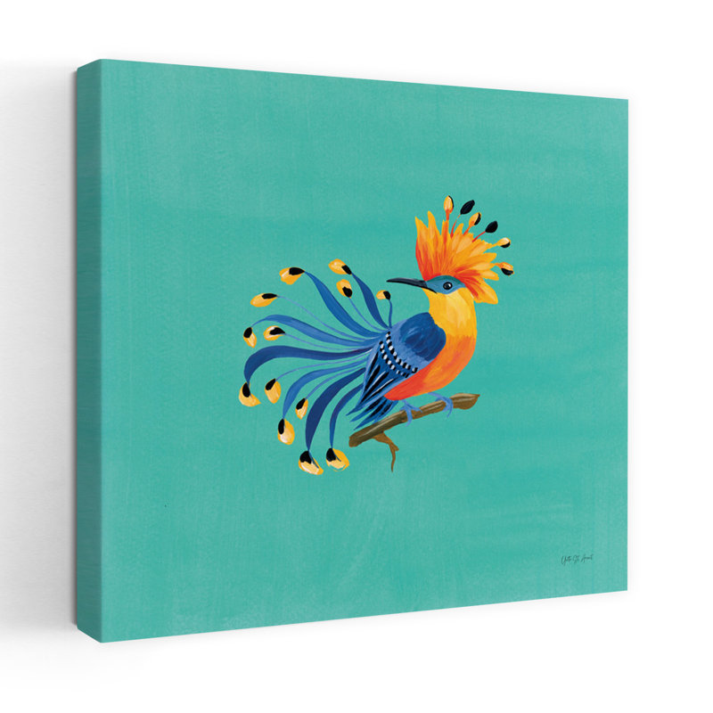 Oiseaux du paradis IV, art tropical, H 18 po x l 18 po