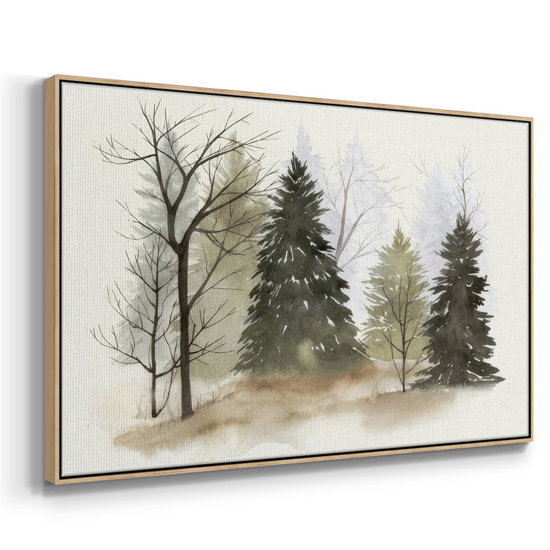 In the Mist II, reproduction d'art sur toile, H 25 po x l 37 po x P 1,5 po, Naturel