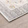 Ellen Traditional Oriental Gray Polyester Area Rug