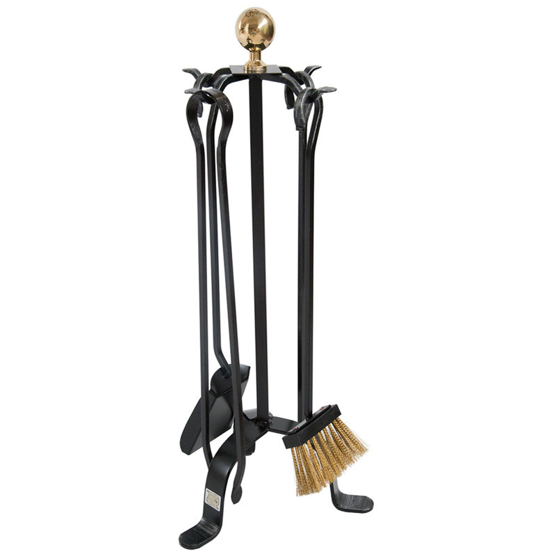 Metal Fireplace Tool Set