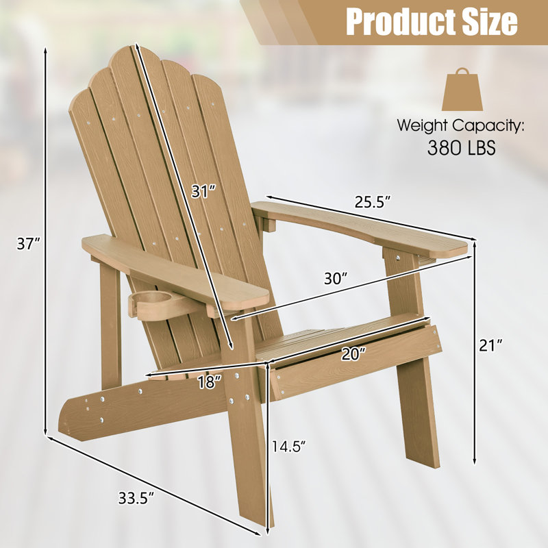 Chaise Adirondack Falmer, Teck
