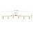 47.2'' 6 -Light Swing Arm Track Track Kit with Dimmable and Adjustable Head