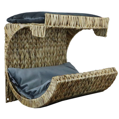 Velvet Elevated Pet Bed
