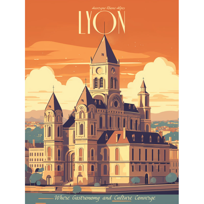 France, Lyon - No Frame Print, 30cm H x 21cm W