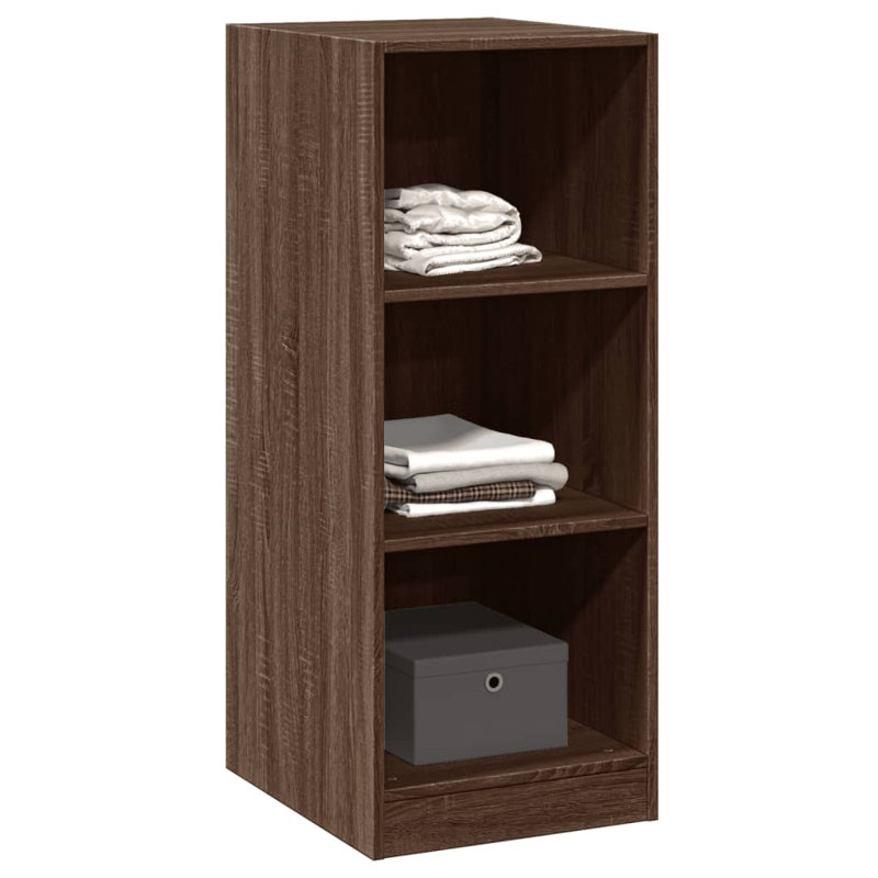 Amareya Manufactured Wood Wardrobe, 102cm H x 48cm W x 41cm D, Brown Oak
