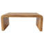 Table basse rectangulaire Booker en bois de manguier naturel