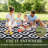 Geometric Outdoor Mats Plastic Straw Rug Waterproof Washable Outdoor Rug for Garden Backyard Picnic Camping RV Deck Beach Trailer-1358890126
