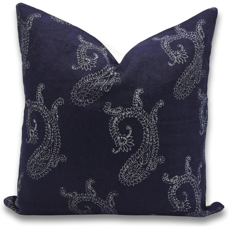 Linen Square Pillow Cover, 14" x 20"
