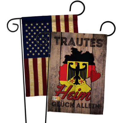 Double Sided 18.5'' H x 13'' W Polyester Garden Flag