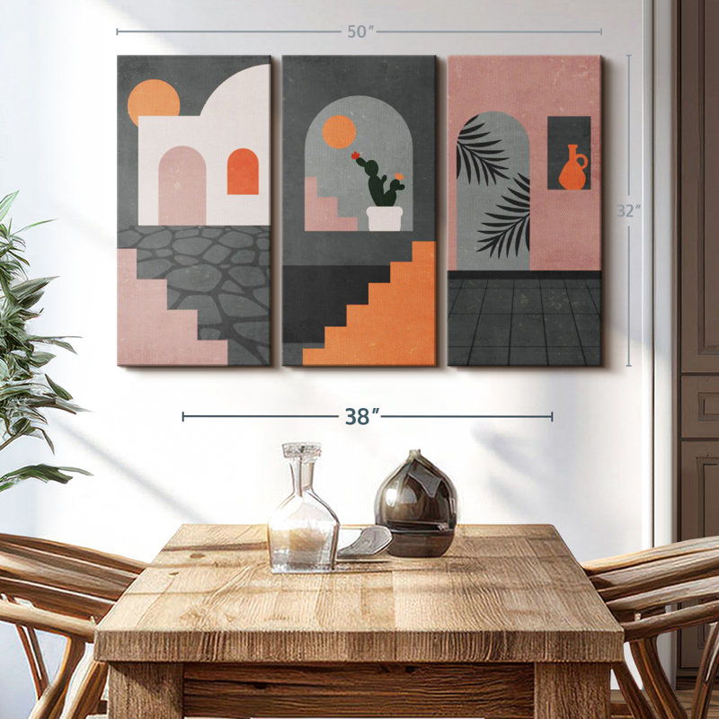 Architecture "Impression sur toile", H 32 po x l 50 po x P 1,25 po