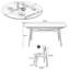 Ensemble de table de salle à manger 4 personnes Merrill-126048568