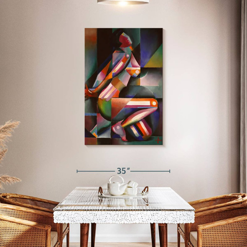 Leisha Roundism VI, 45" H x 30" W