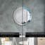 Huldar Glass Flat Wall Mirror