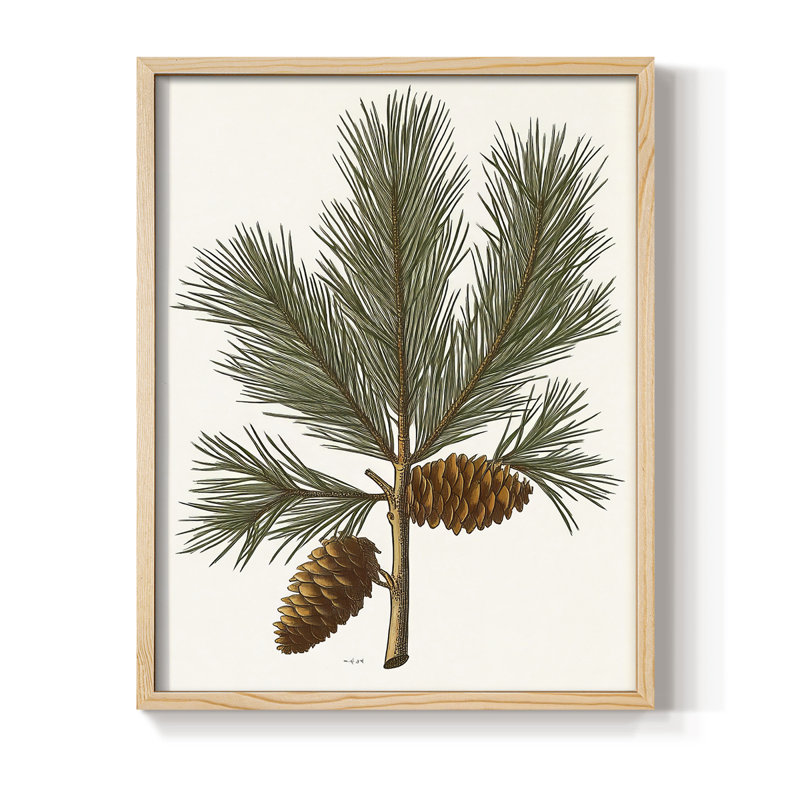 Art des Fêtes de Noël - série 2-XLIX, reproduction encadrée - bois massif, Naturel, H 11 po x l 9 po