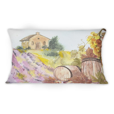Coussin en bois et feuilles de raisin - Coussin 1