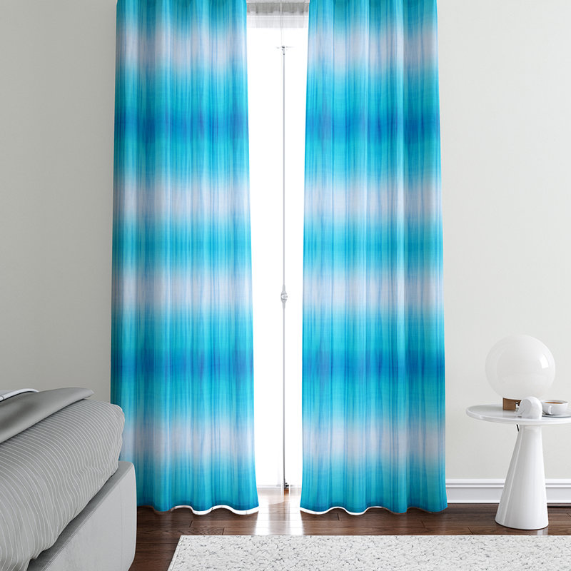 Panneaux de rideaux semi-transparents Ombre, L 20 po x L 61 po