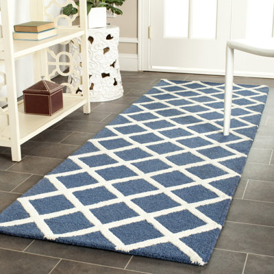 Sanyla Hand Tufted Wool Geometric Rug