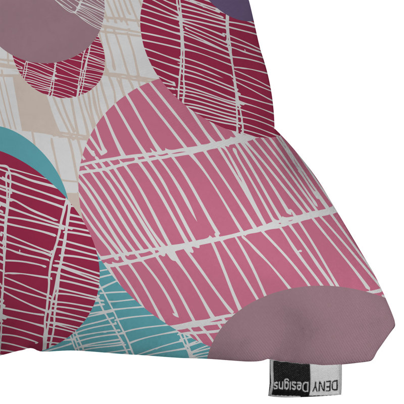 Coussin texturé Geo, 20 po x 20 po, Noir