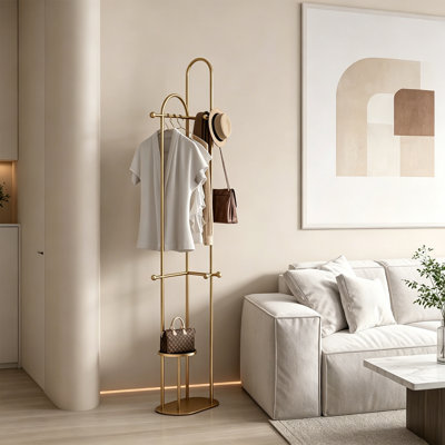 Modern Metal Hall Tree Rack
