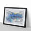 The Baltic Sea in Estonia in Abstract - Picture Frame Drawing Print-55735925-55735926