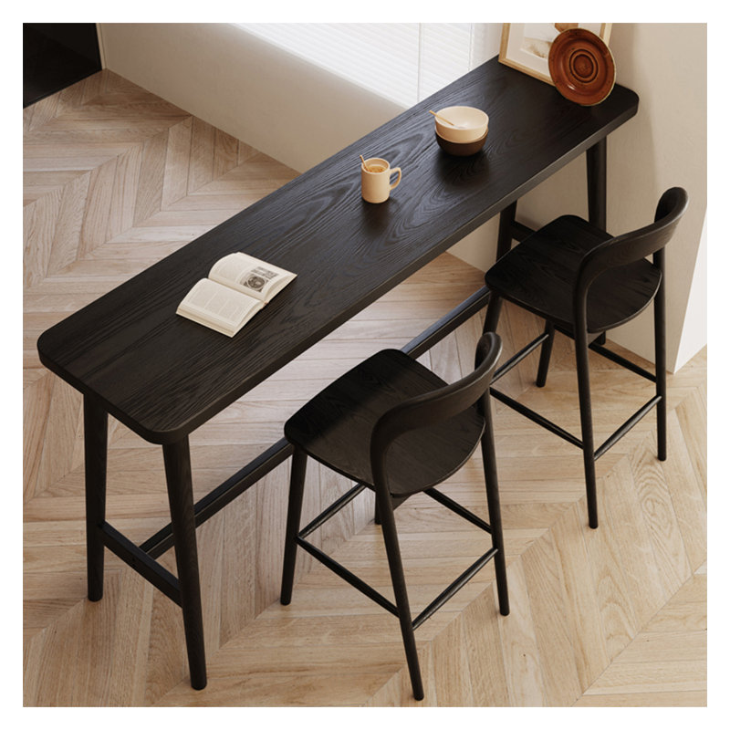 Table de bar Modern, H 39,37 po x L 78,74 po x l 17,72 po