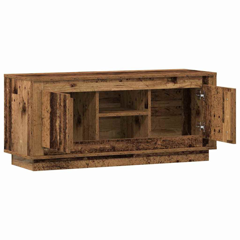 Unfinished TV Stand for TVs up to 48", Old Wood
