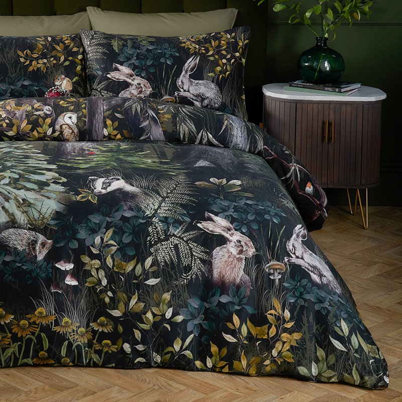 Sherwood Cotton No Pattern Duvet Cover Set with Pillowcases, Double Duvet Cover + 2 Standard Pillowcases