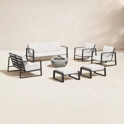 Leanna 7-Person Complete Patio Set