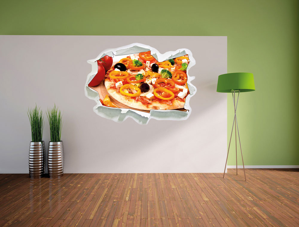 Wandtattoo Pizza Salami Italien