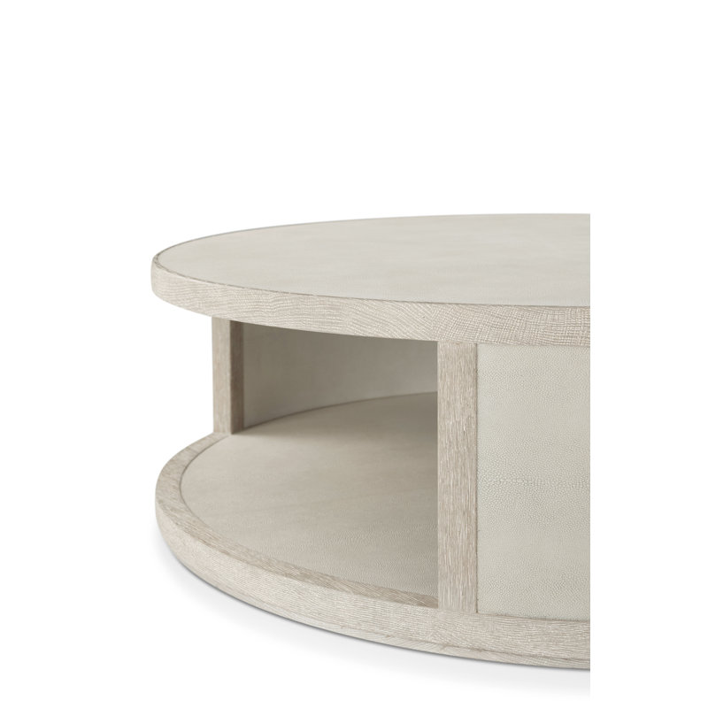 Maxwell Cocktail Table, Cashmere, 17" H x 54" L x 54" W