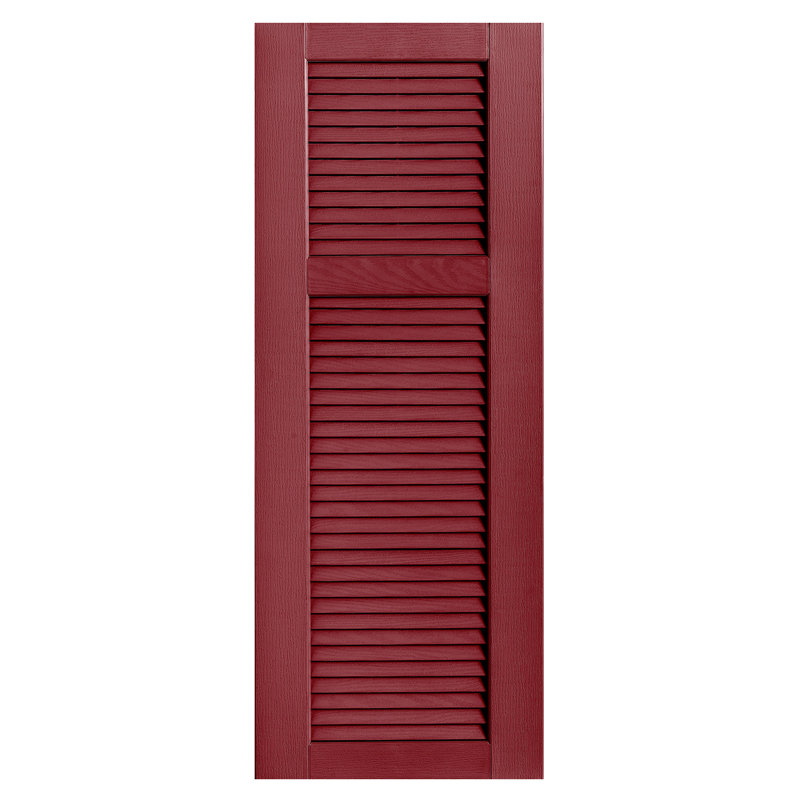 Paire de volets à persienne droite, Canneberge, 45 po, 18 po
