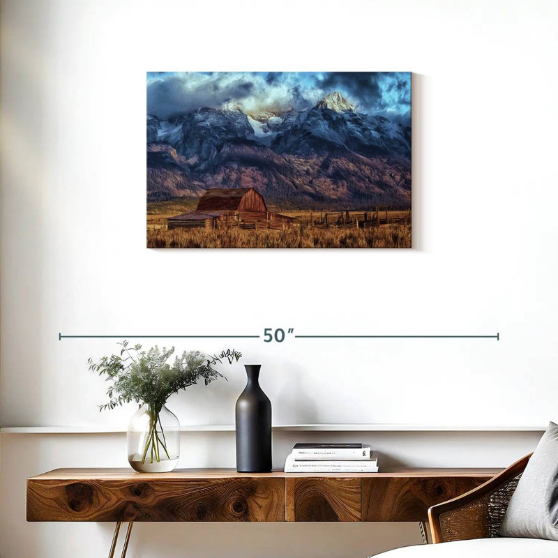 Lilie Mormon Barn en automne, H 20 po x l 30 po