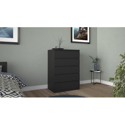 Parley 77cm W 5 - Drawer Chest of Drawers