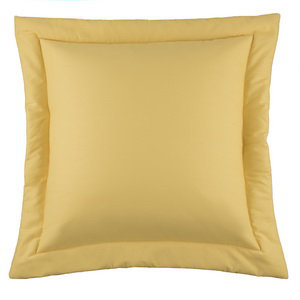 Taie décorative coquillages - jaune, Jaune