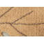 Monstera Cotton Area Rug in Olive/Soil Brown/Orche