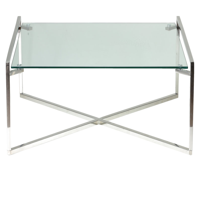 Lonaker Glass Top Coffee Table