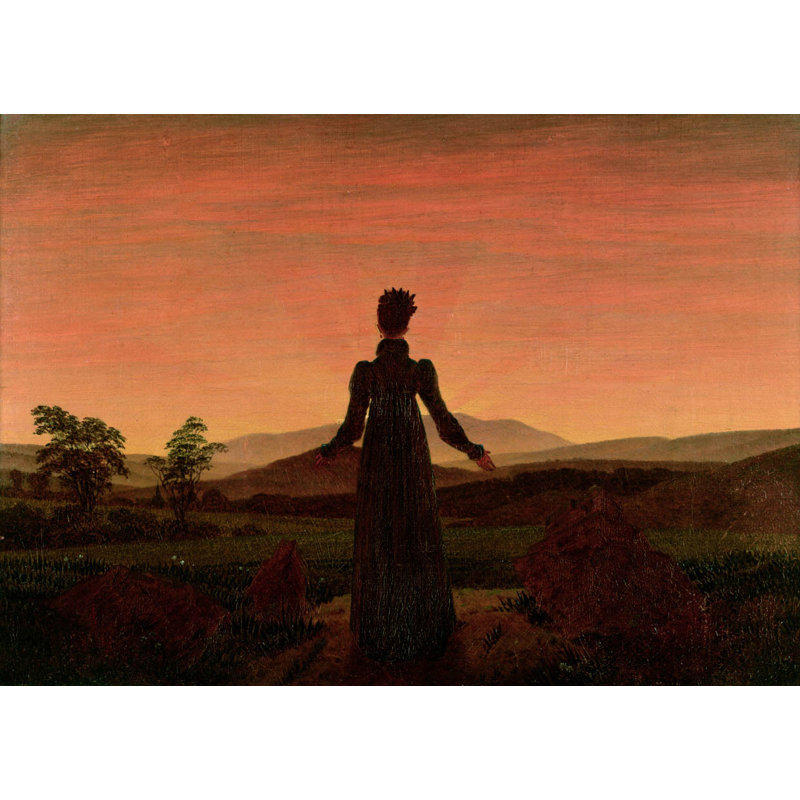 «Woman at Dawn», affiche brillante, H 17 po x l 24 po