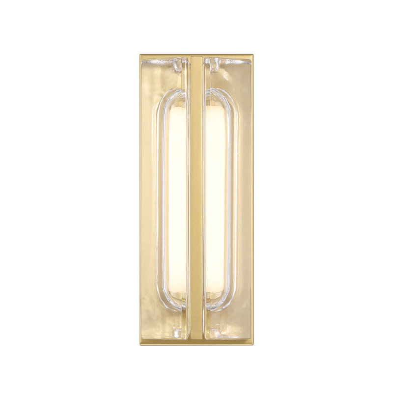Langferd, extérieur, 12 po, verre transparent, Doré