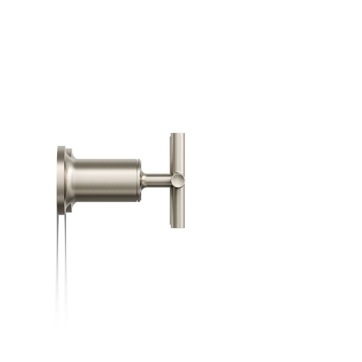 Purist High-Flow Bath Valve Trim with Cross Handle, Vibrant Brushed Nickel
