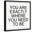 "Where you need to be II", reproduction d’art textuel sur papier-860596594