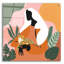  «Mother Nature 1» par 24 po x 24 po, art mural en verre acrylique par cadre arctique-1193866347