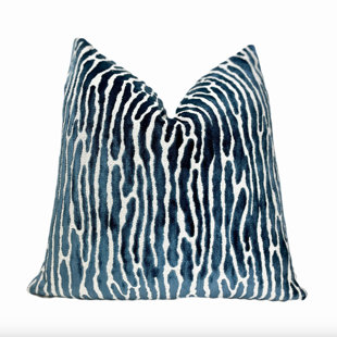 Stripe Velvet Throw Pillow Cover