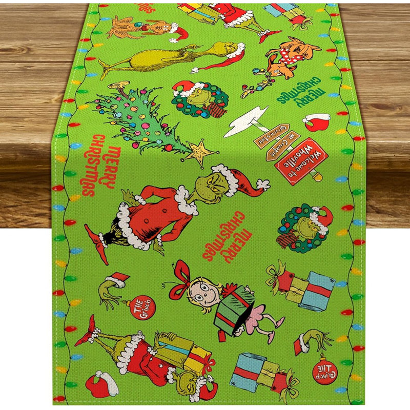 Chemin de table Merry Christmas