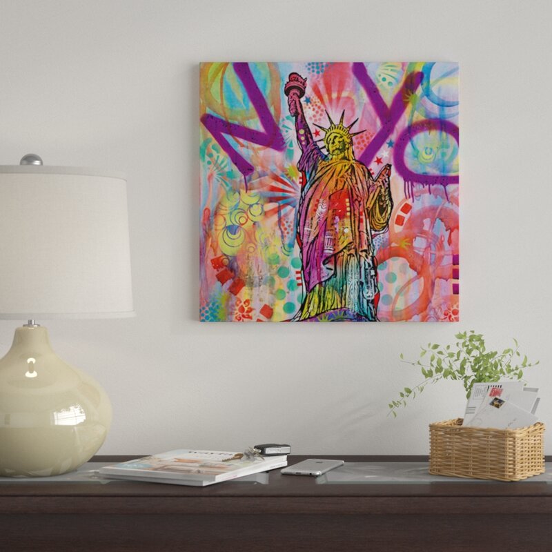 Statue Of Liberty On Canvas by Dean Russo Gallery-Canvas