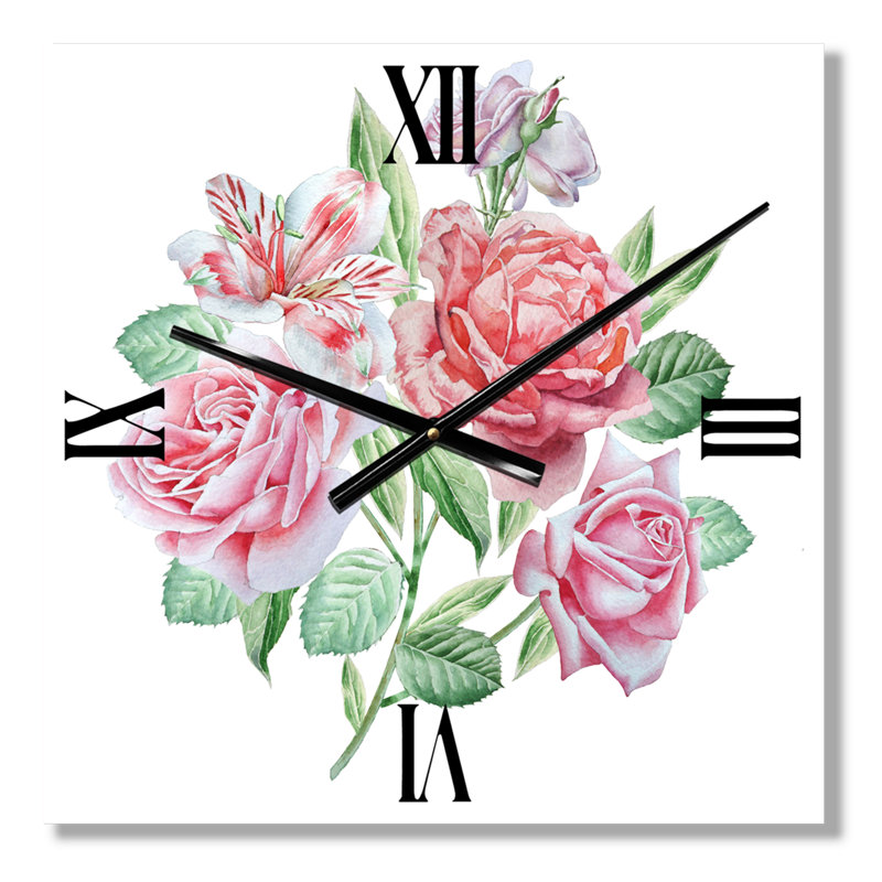 Horloge murale Alstroemeria, Grand
